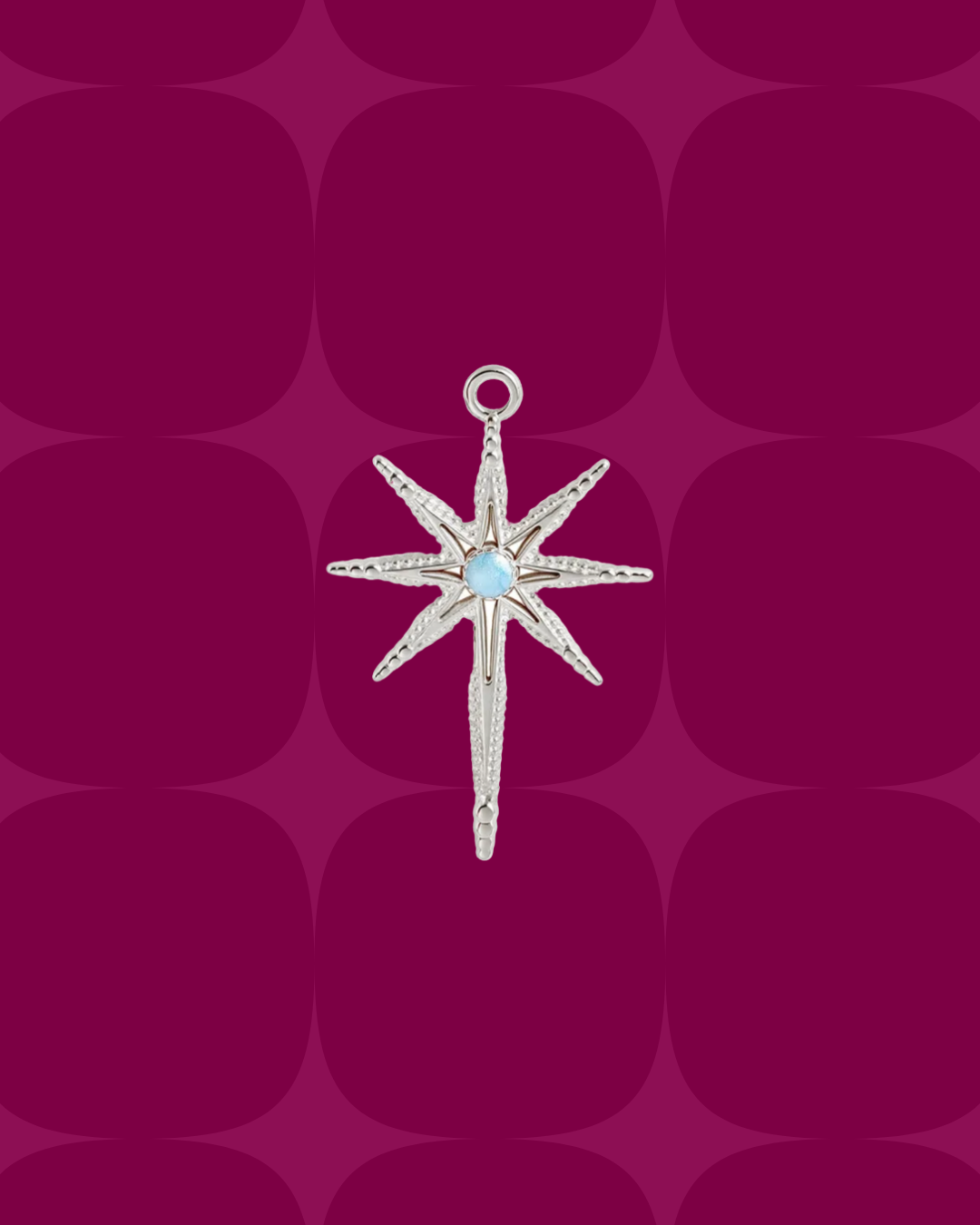 Light blue 8 pointed star