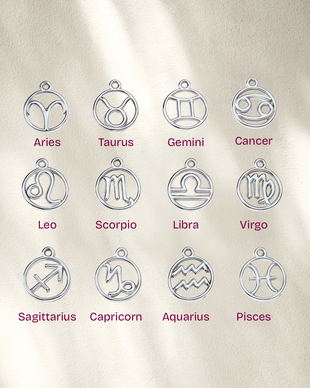 Charms - Star signs