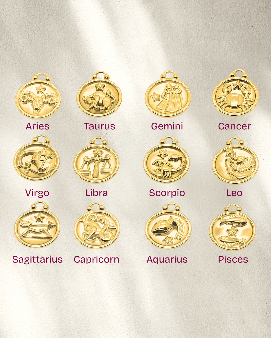 Charms - Star signs