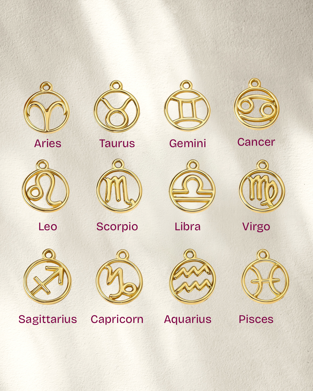 Charms - Star signs