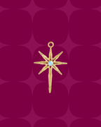 Light blue 8 pointed star