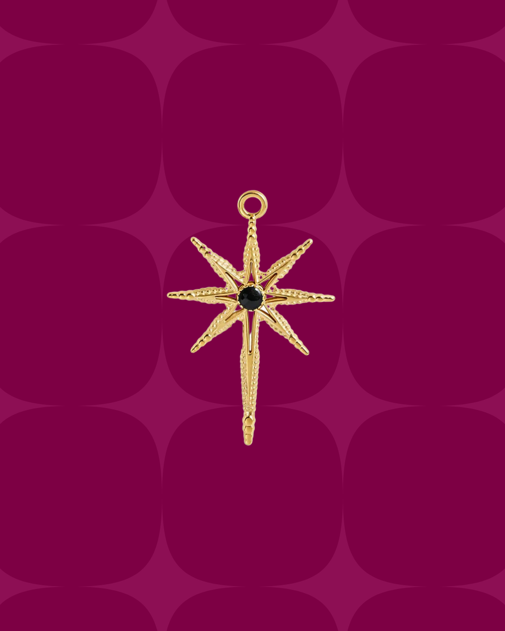 Black 8 pointed star