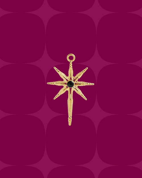 Black 8 pointed star
