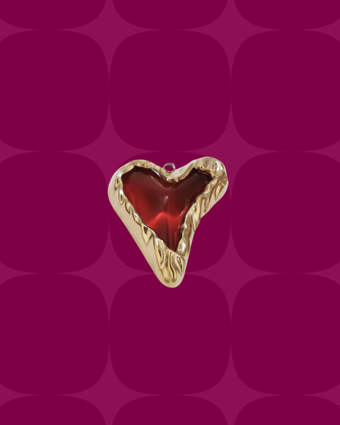 Red molten heart