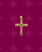 Colourful cross