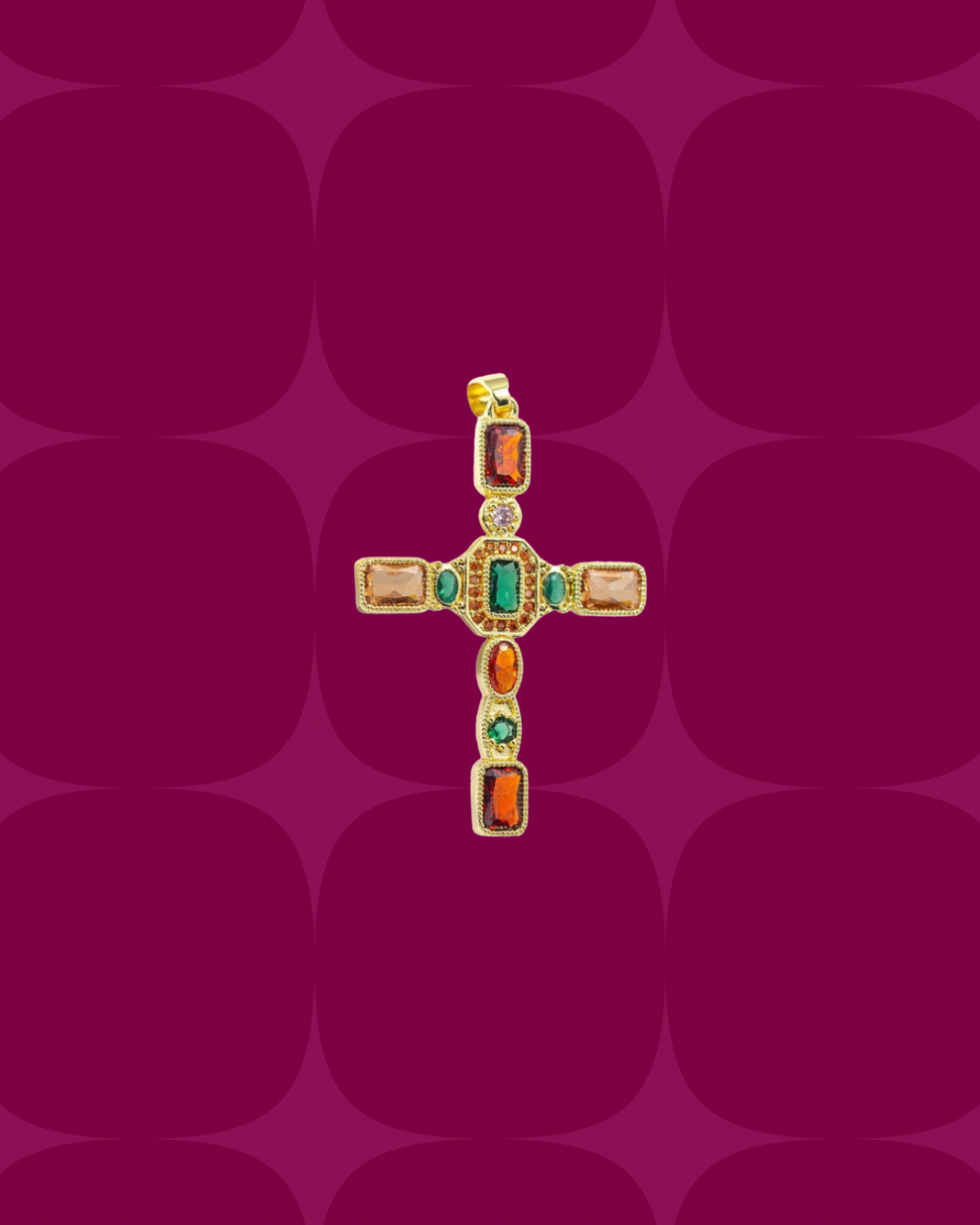 Colourful cross