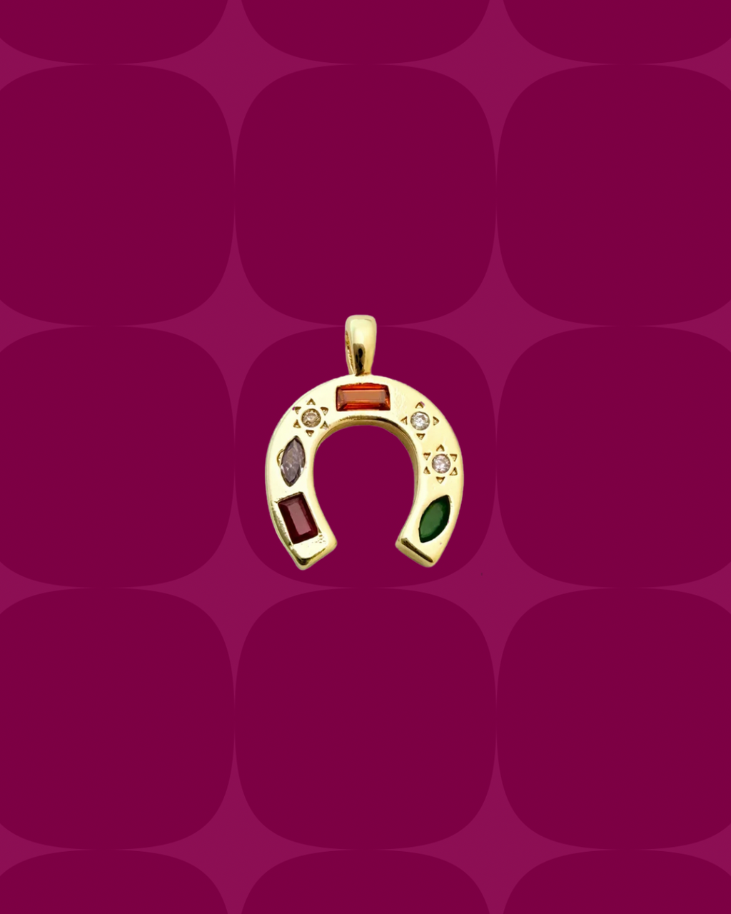 Colourful horseshoe